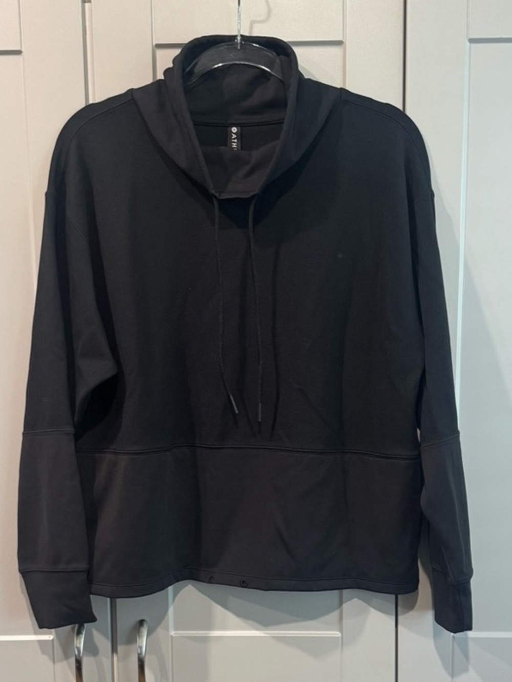 Athleta Black Pullover Jacket Size XS Like New